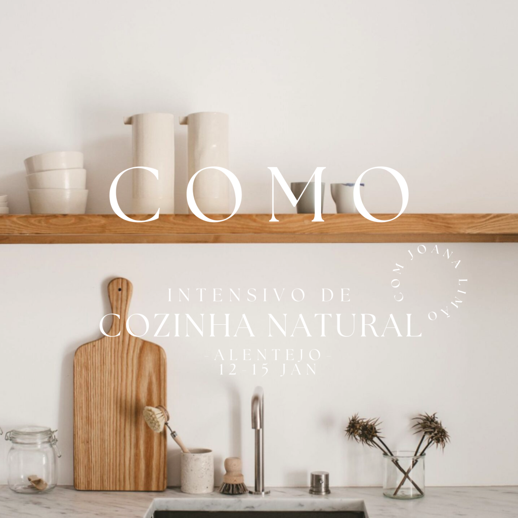 COMO intensivo de cozinha natural | Joana Limão